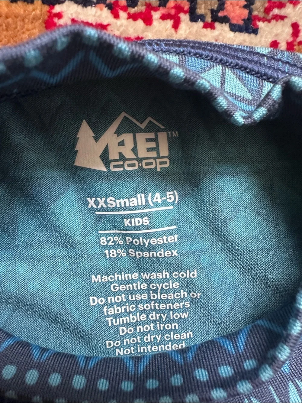 REI Blue Quick dry Long Sleeve Top